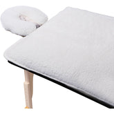 ForPro Premium Fleece Massage Pad top view shows plush hypoallergenic comfort.