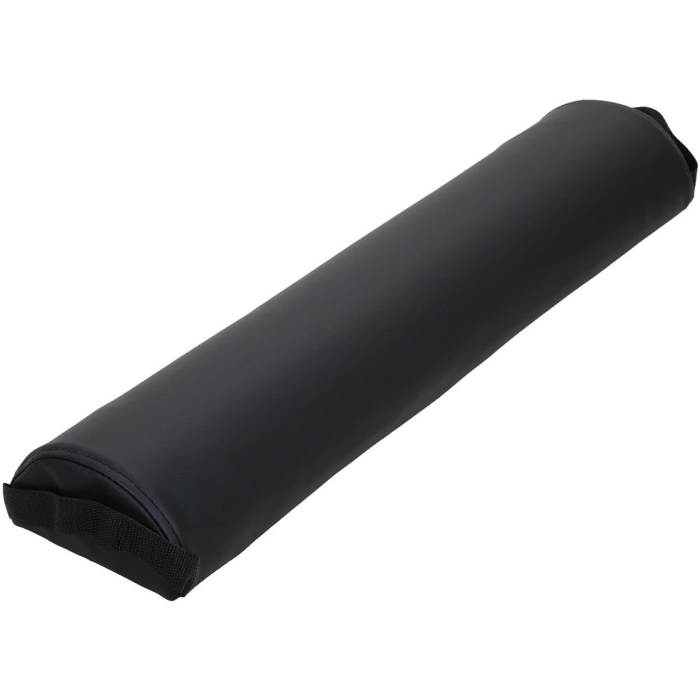 ForPro Premium Half-Round Bolster Pillow front view supports spine alignment during yoga