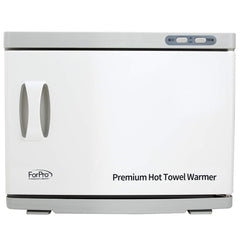 ForPro hot towel warmer double racks display towel storage.
