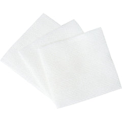 ForPro Professional Collection lint-free cotton wipes opened to 4x4 inches for efficient removal