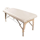 ForPro Professional Collection waterproof massage table cover protects surfaces during spa treatments.