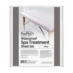 ForPro Protective Spa Sheet Set with secure fit for standard tables.