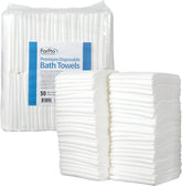 ForPro premium disposable bath towel with soft material ideal for spa skin comfort.
