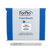 ForPro Zebra Foam Board front view with 180 grit for quick nail shaping.