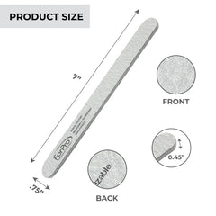 ForPro Zebra foam board 180 grit for smoother finishing on nails