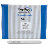 ForPro Zebra Foam Board coarse 120 grit side for quick nail shaping