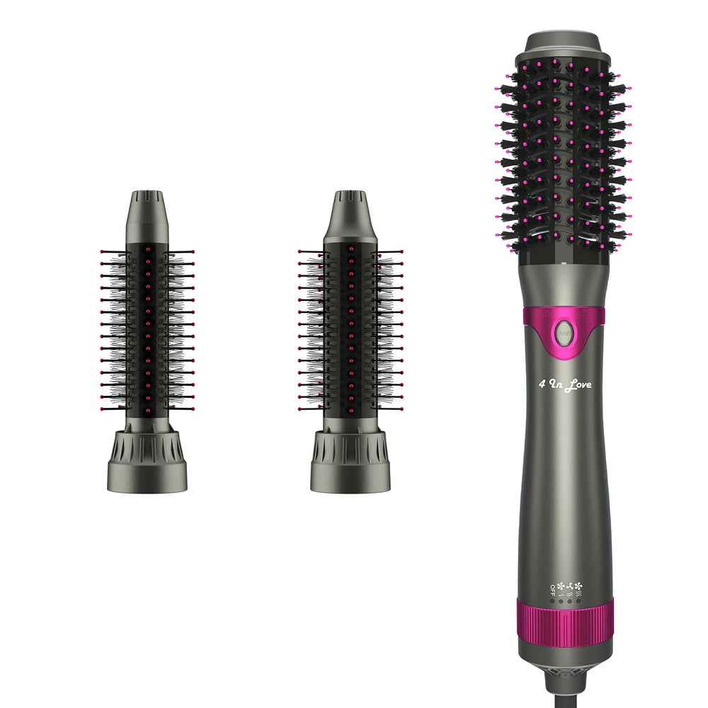 4 IN LOVE hair blow-dryer brush large oval 3.4 inch for volume and shine.