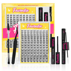 Fowendia Freya lash clusters pack view for DIY lash art and wear.