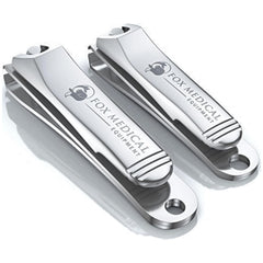 Fox Medical Equipment nail clippers blade close-up showing ultra-sharp steel for clean trims