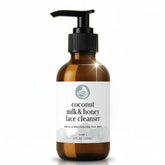 Foxbrim Naturals Coconut Milk & Honey Face Wash bottle for gentle daily cleanse with hydrating skin barrier support