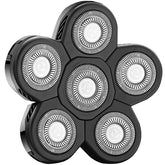 foxsonic universal 6-blade head with blade cover showcases quick replacement for a tidy setup