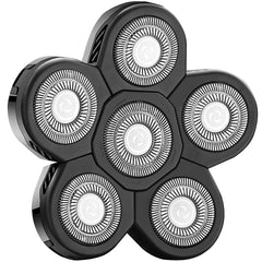 foxsonic universal 6-blade head with blade cover showcases quick replacement for a tidy setup