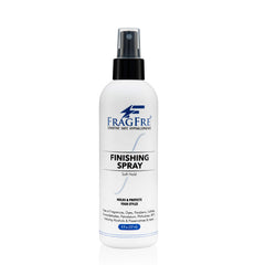 FRAGFRE Hair Finishing Spray bottle 8oz promotes flexible hold and subtle shine for daily styling