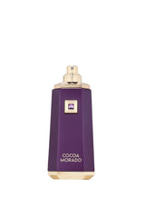 Fragrance World Cocoa Morado packaging highlights premium ingredients and luxury notes.