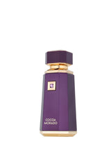 Fragrance World Cocoa Morado EDP 100ml bottle, travel-friendly and versatile.