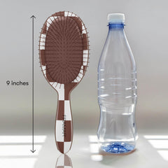 FRAMAR hair brush soft bristles glide through hair for smooth detangling