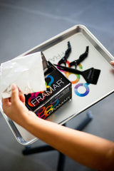 FRAMAR large silver foil allows customizable length cuts for precise sectioning.