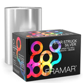 FRAMAR large silver hair foil in dispenser box for quick, precise cuts.
