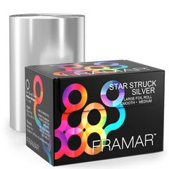 FRAMAR large silver hair foil in dispenser box for quick, precise cuts.