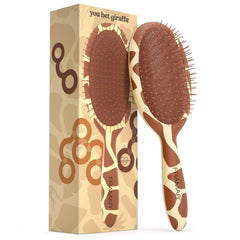 FRAMAR Wet Hair Brush Detangler demonstrates painless detangling on wet hair.