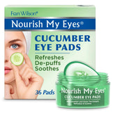 Fran Wilson Nourish My Eyes Eye Pads packaging ready for use and spa moment.