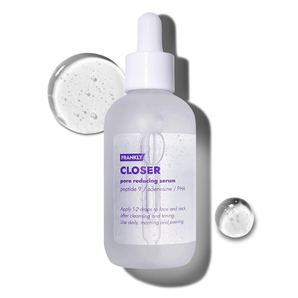 FRANKLY Closer Serum Mega Jumbo bottle front showing glow-friendly hydration