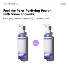 FRANKLY Pore Cleansing Oil makeup emulsification shows easy makeup removal