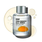 FRANKLY Salmon PDRN Bounce Ball Serum bottle closeup showing premium packaging for glass skin goals
