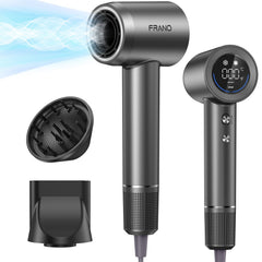 FRANO hair dryer motor close-up highlights the high-speed 150000 RPM for fast drying.