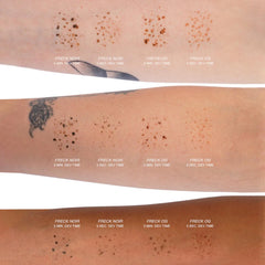 Freck Noir mini deeper-dots suit deeper skin tones with richer freckle look