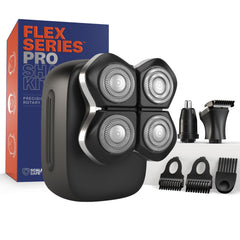 Freebird FlexSeries Pro head shaver silhouette for a smooth, confident bald look.