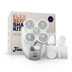 Freebird FlexSeries razor close-up blade for precise trimming and smooth skin.