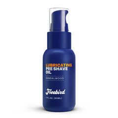 Freebird Pre Shave Oil sandalwood bottle 30ml for smooth head shaving