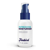 Freebird Scalp Moisturizer bottle promotes non-greasy hydration for bald heads.
