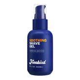 Freebird Shave Gel 60ml Ultra Smooth application shows effortless glide for close shaves.