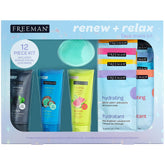 Freeman Renew and Relax Mask Kit packaging showcases a gift-ready set for radiant skin