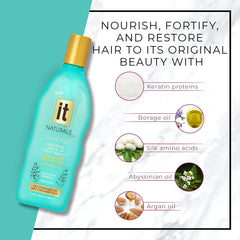 Freeze It leave-in spray application demonstrates easy, no-rinse use.