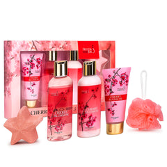 Freida & Joe Cherry Blossom body scrub jar for smooth, renewed skin