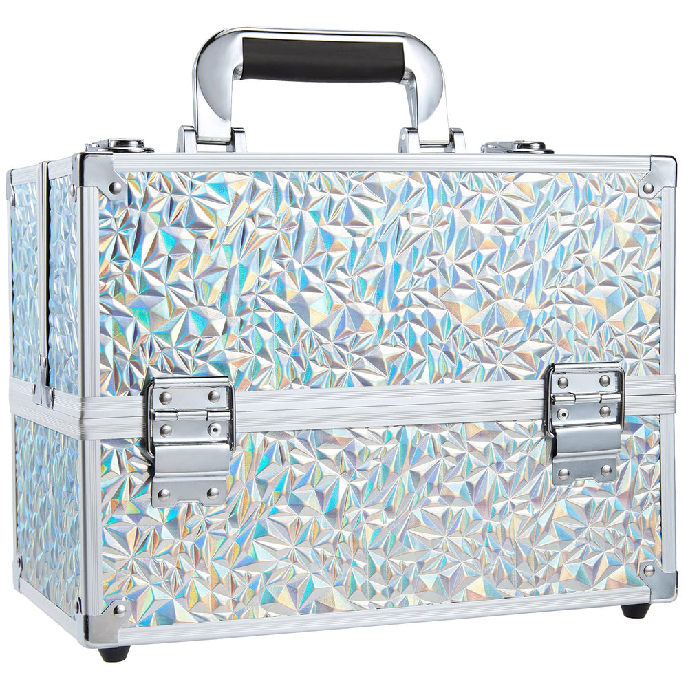 Frenessa makeup case closed view shows secure travel storage.