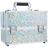 Frenessa makeup case closed view shows secure travel storage.