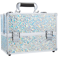 Frenessa makeup case closed view shows secure travel storage.