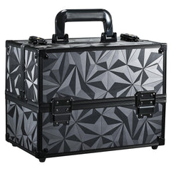 FRENESSA makeup train case in closed view showing compact portable design