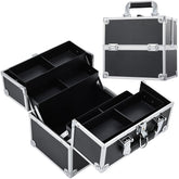 Frenessa makeup-train-case front view shows portable design for travel-ready organization