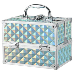 Frenessa Renessa makeup train case front view for portable cosmetic organization