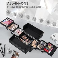Bottom space of FRENESSA case perfect for palettes and bulky items