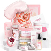 Frerdui Rose Spa Gift Set bath salts for soothing soak and moisture
