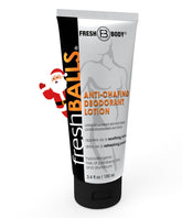 Fresh Body FB Fresh Balls Cream tube shows anti-chafing formula for daily comfort