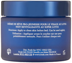 Fresh Lotus Youth Preserve Dream Face Cream Super jar closeup emphasizes luxurious texture