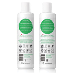 Fresh Monster tear-free shampoo shown during bath time.