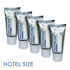 Freshscent hotel-room kit display boosts guest amenities.